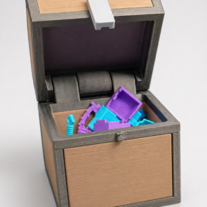 Caixa Secreta 3D - Minecraft